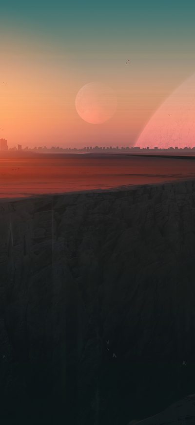 Fond d'écran iPhone Divided Distance 4k