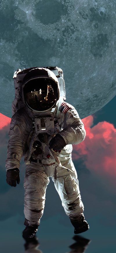 Fond d'écran An Astronaut 4k sur iPhone