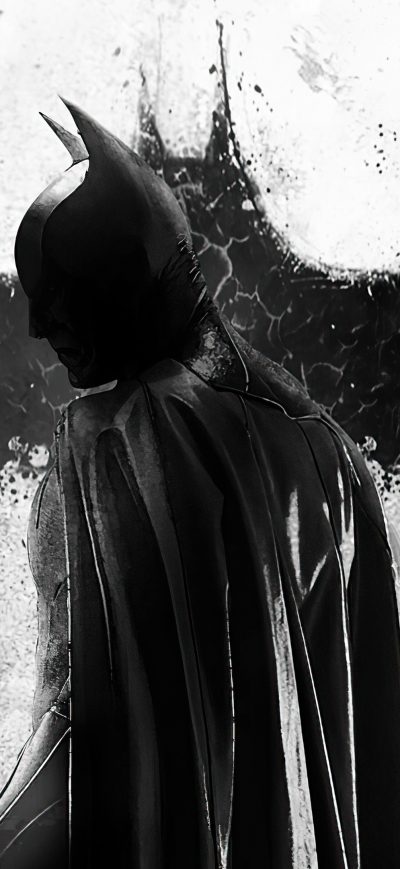 Fond d'écran iPhone Batman Monochrome 2020 4k
