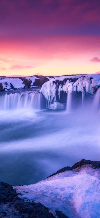Fond d'écran iPhone Waterfall Iceland