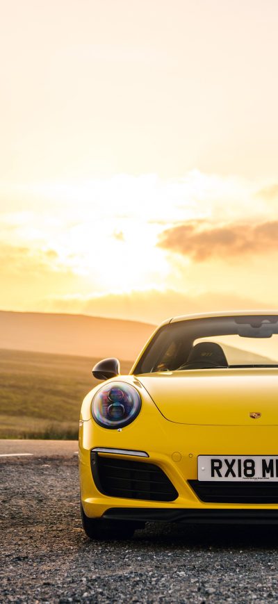 Fond d'écran iPhone 2018 Porsche 911 Carrera T Coupe Front View