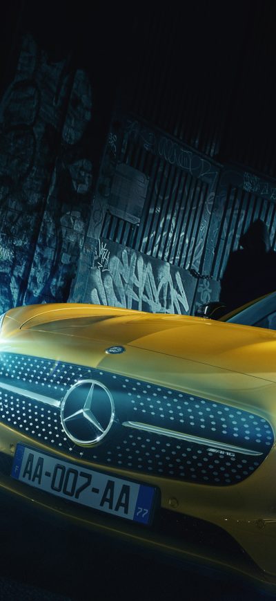 Fond d'écran iPhone Mercedes AMG GT R 2018 Front View