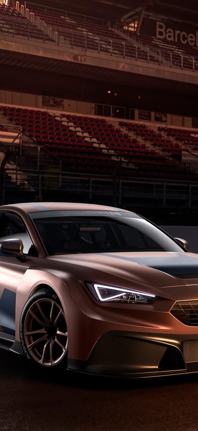 Fond d'écran iPhone Cupra Leon Competition Brown 8k