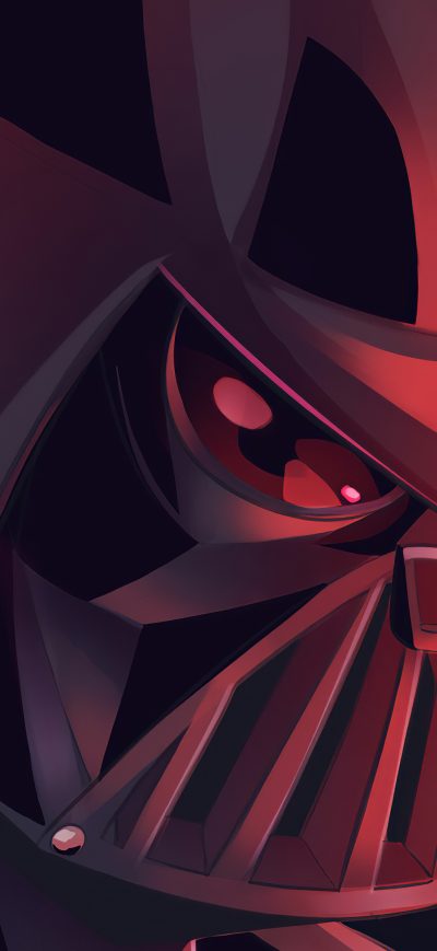 Fond d'écran iPhone Darth Vader 4k Minimal Art