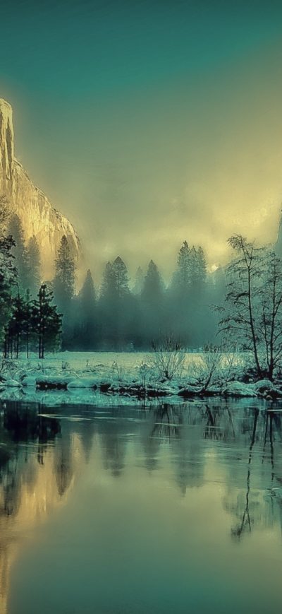Fond d'écran iPhone Yosemite Park Landscape Sunrise