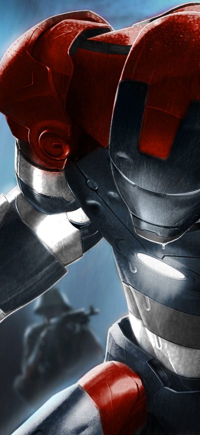 Fond d'écran iPhone Iron Man Comic Art 5k