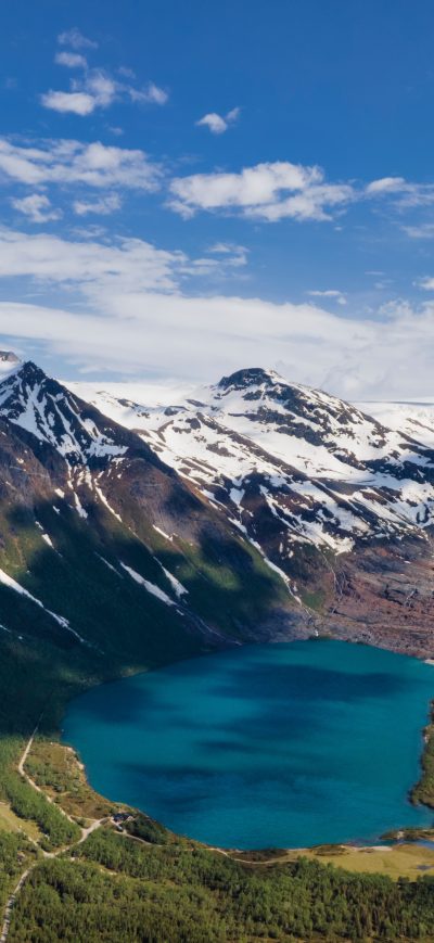 Fond d'écran iPhone Lake Svartisvatnet In Norway 4k