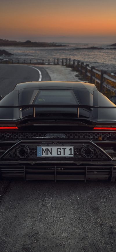 Fond d'écran iPhone Novitec Lamborghini Huracan Evo Rear 10k
