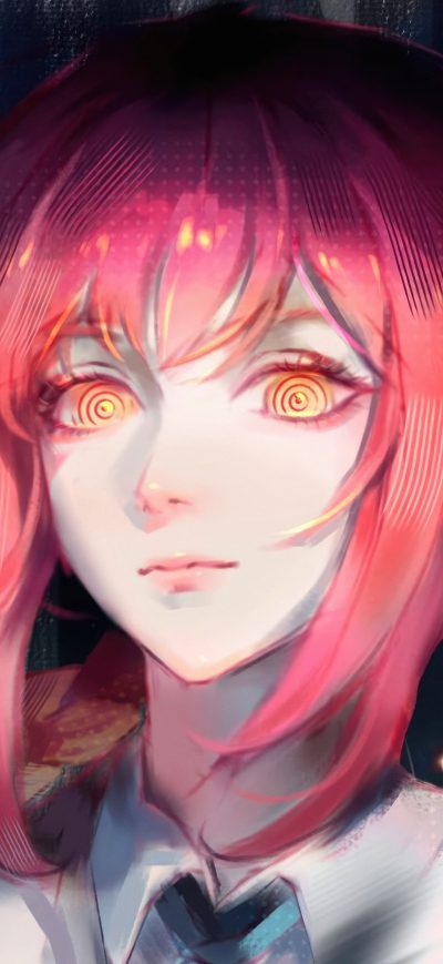 Fond d'écran iPhone Makima In Chainsaw Man 5k