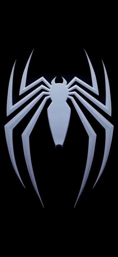 Fond d'écran iPhone Marvels Spider Man 2 Logo 8k