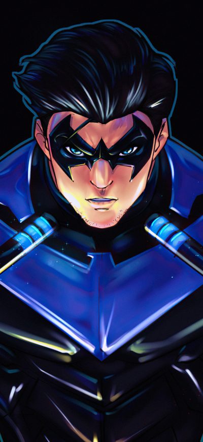 Fond d'écran iPhone Nightwing Gotham Knights