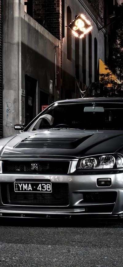 Fond d'écran iPhone Nissan Skyline Gtr R34 2020 4k