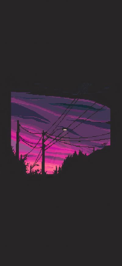 Fond d'écran iPhone Pixel Art Minimal 8 Bit