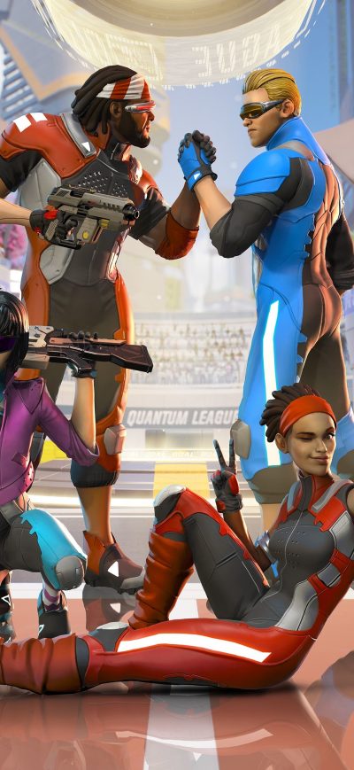 Fond d'écran Quantum League Game 4k sur iPhone
