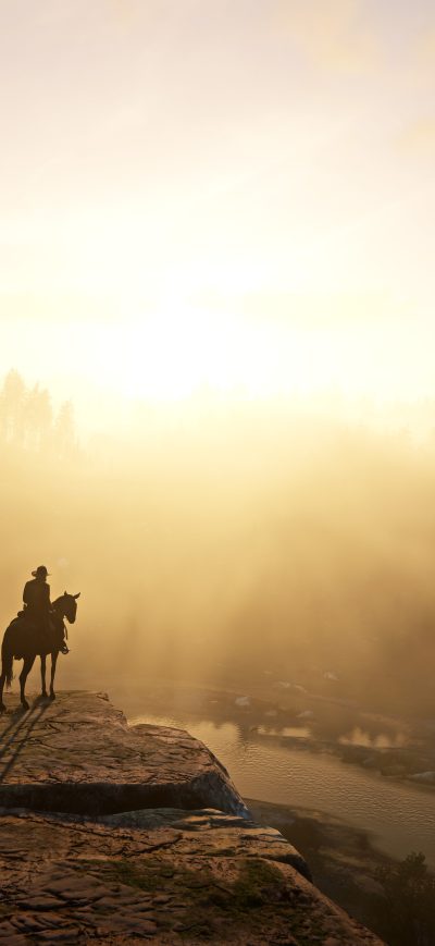 Fond d'écran iPhone Red Dead Redemption 2 The Golden Hour 2020 4k