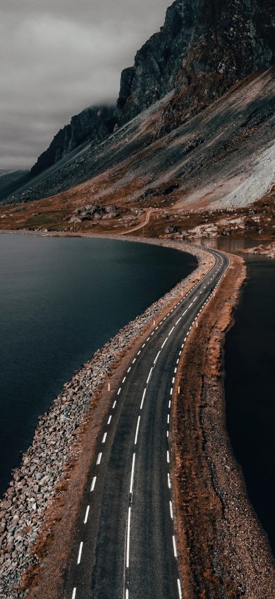 Fond d'écran iPhone The Atlantic Road Norway 5k