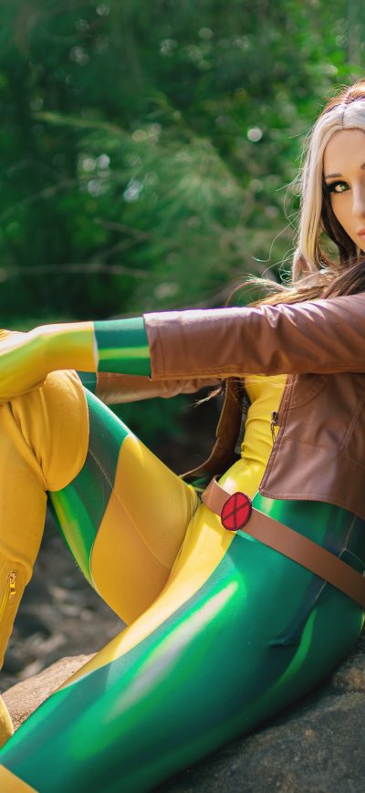 Fond d'écran iPhone Rogue X Men Cosplay 5k