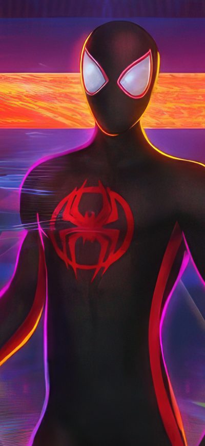Fond d'écran iPhone Miles Morales Spider Man 4k 2023