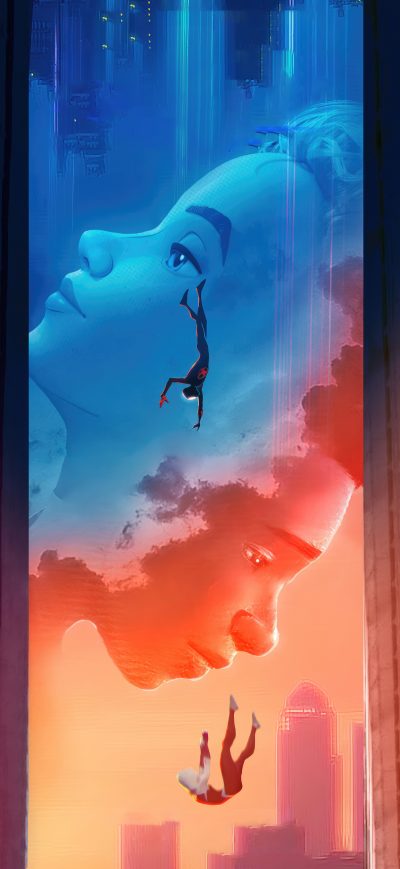 Fond d'écran iPhone Spiderman Across The Spider Verse 4k 2023
