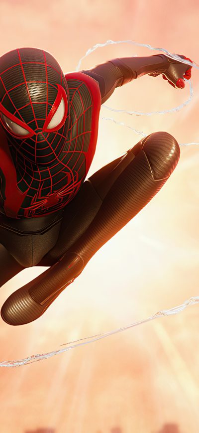 Fond d'écran iPhone 4k Marvels Spiderman Miles Morales