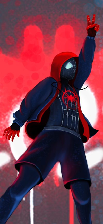 Fond d'écran iPhone Spiderman Into The Spider Verse 2 4k