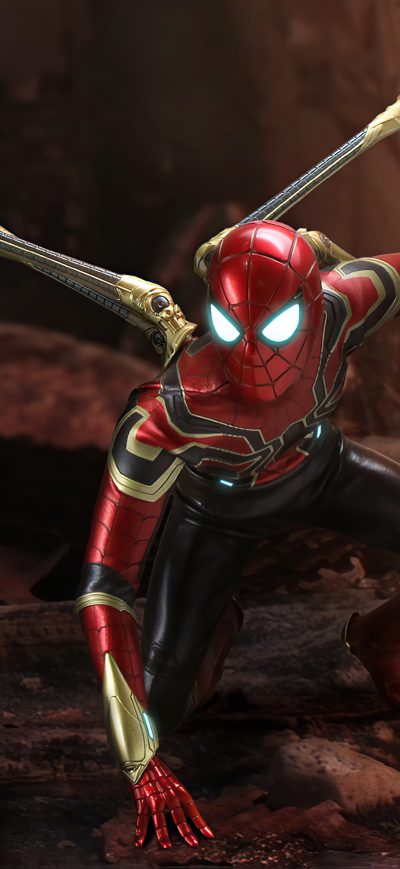 Fond d'écran iPhone Iron Spider Art 5k