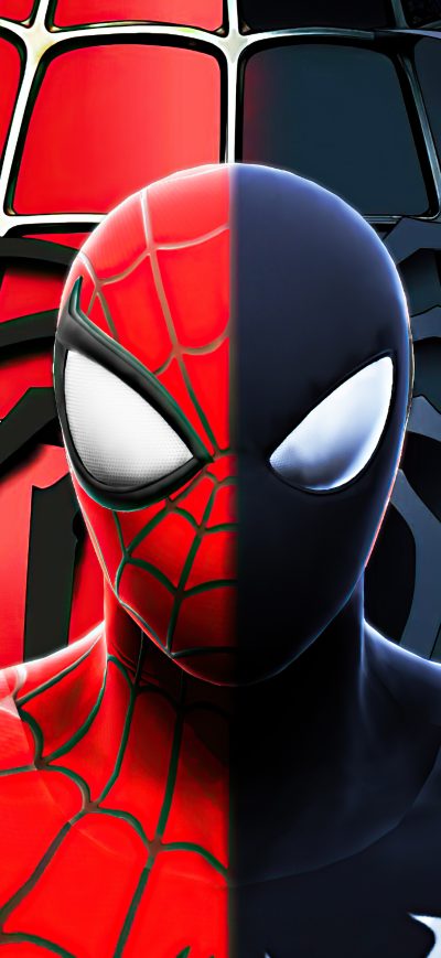 Fond d'écran iPhone Spider Man Classic And Symbiote