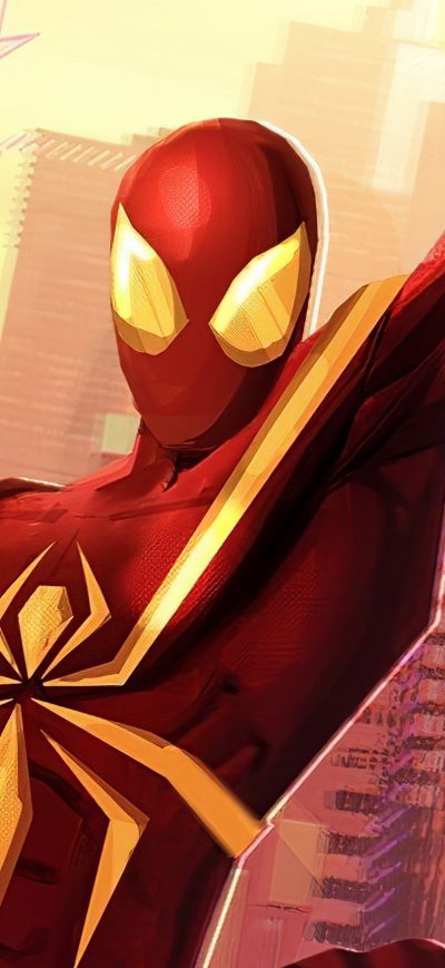 Fond d'écran iPhone Spiderverse Classic Iron Poster 4k