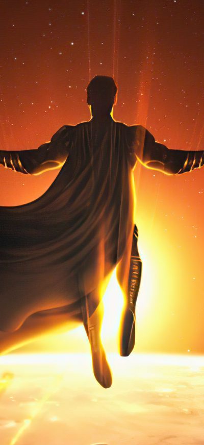 Fond d'écran iPhone Superman And Dark Sied 4k