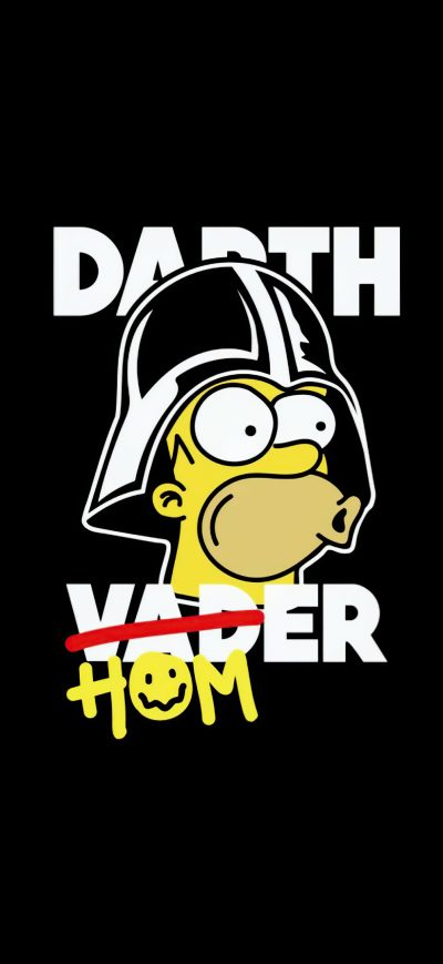 Fond d'écran iPhone Darth Vader Homer