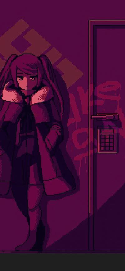 Fond d'écran iPhone VA 11 Hall A Cyberpunk Bartender Action