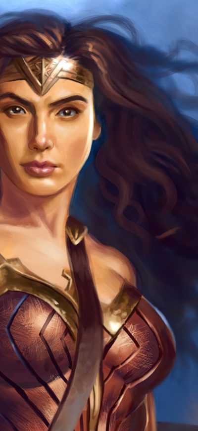Fond d'écran iPhone Wonder Woman Artwork 1984
