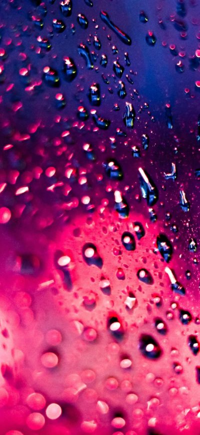 Fond d'écran iPhone Water Drops Window Macro Glass 4k