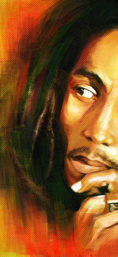 Fond d'écran iPhone Bob Marley Painting