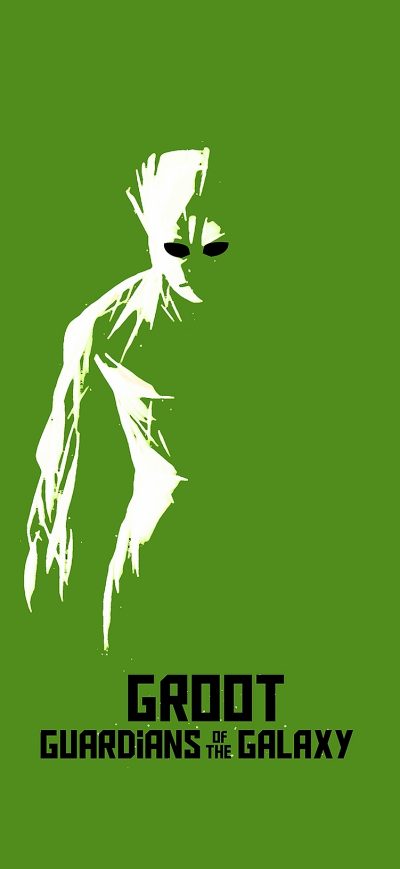 Fond d'écran iPhone Groot Art