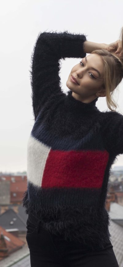 Fond d'écran 5k Gigi Hadid sur iPhone
