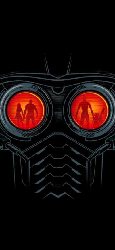 Fond d'écran iPhone Star Lord Mask