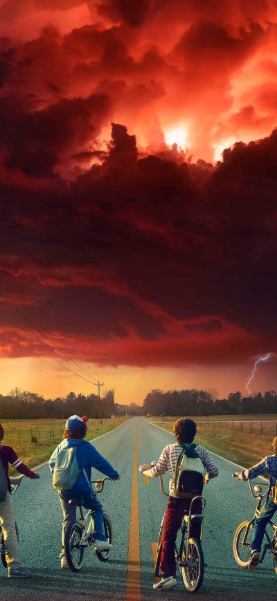 Fond d'écran iPhone Stranger Things 5k