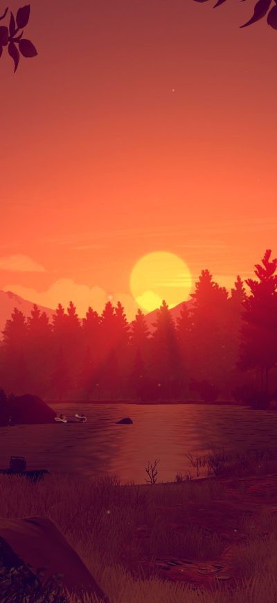 Fond d'écran iPhone Firewatch Game Sunset