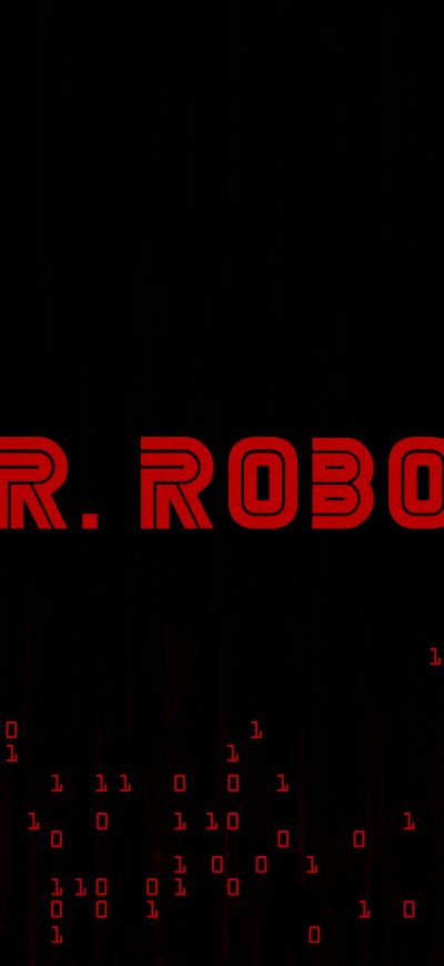 Fond d'écran iPhone Mr Robot Logo 4k