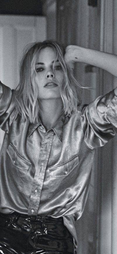 Fond d'écran iPhone Margot Robbie Monochrome