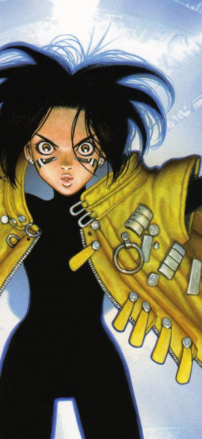 Fond d'écran iPhone Alita Battle Angel Anime 4k