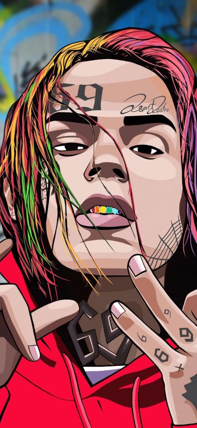Fond d'écran iPhone 6ix9ine 4k 2020