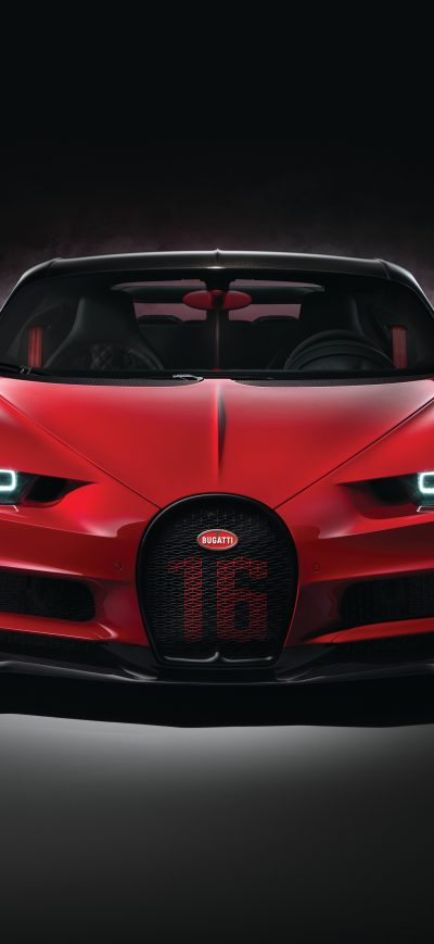 Fond d'écran iPhone Red Bugatti Chiron Sport 2018 4k