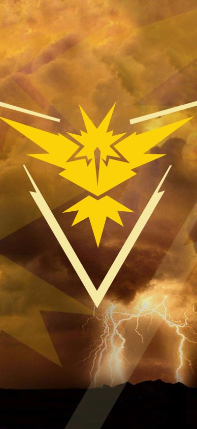 Fond d'écran iPhone Team Instinct Pokemon GO