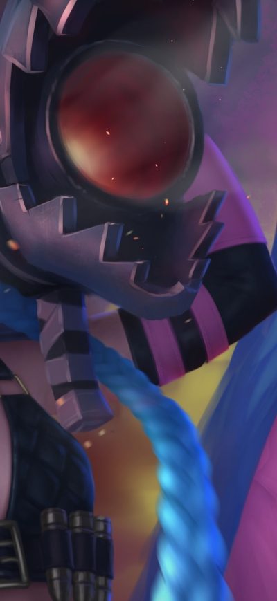 Fond d'écran iPhone Jinx League Of Legends 2017