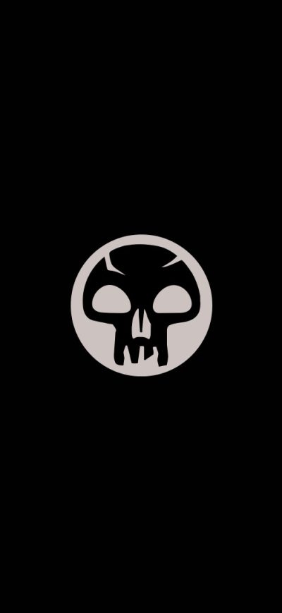 Fond d'écran iPhone Skull Minimalism