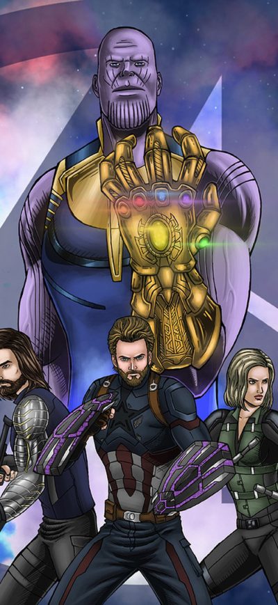 Fond d'écran iPhone Avengers Infinity War Fan Art