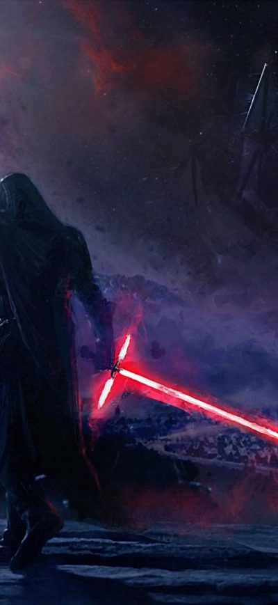 Fond d'écran iPhone Kylo Ren Star Wars Art