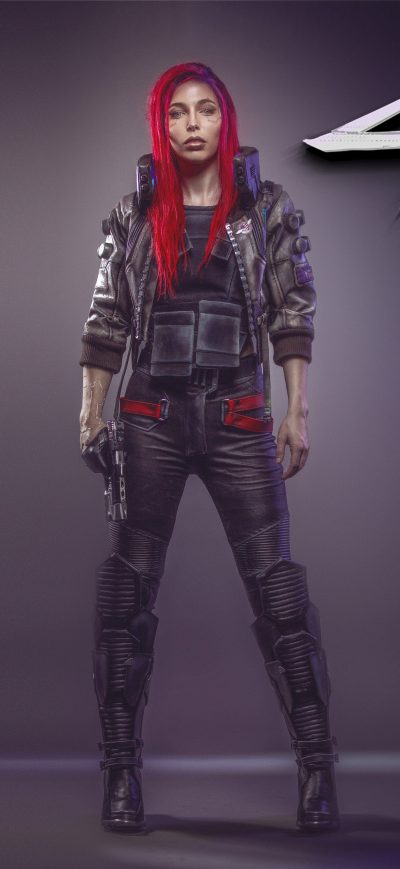Fond d'écran iPhone Cyberpunk 2077 Women Cosplay 8k
